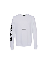 Loose Long Sleeve Fleece 'White'